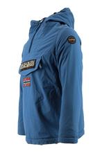 Napapijri Jas in maat S Blauw, Kleding | Heren, Verzenden, Zo goed als nieuw, Blauw, Napapijri