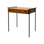 Ladekast - Hout, Metaal, fineer- - kleine vintage-commode