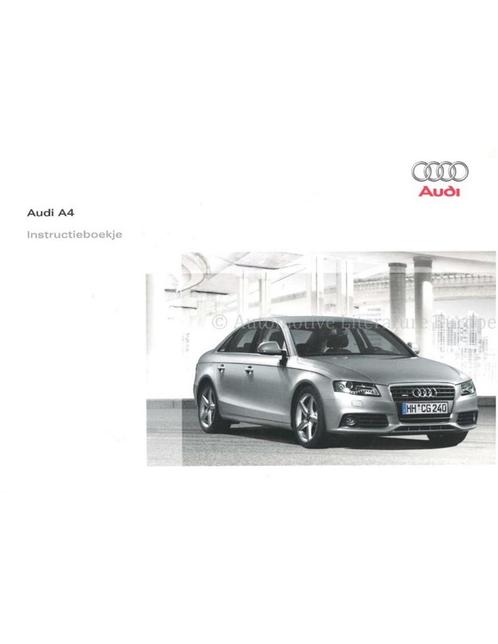 2008 AUDI A4 INSTRUCTIEBOEKJE NEDERLANDS, Auto diversen, Handleidingen en Instructieboekjes