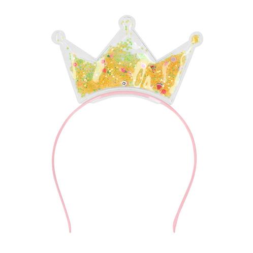 Prinses Haarband Glitter Kroon, Hobby en Vrije tijd, Feestartikelen, Nieuw, Verzenden