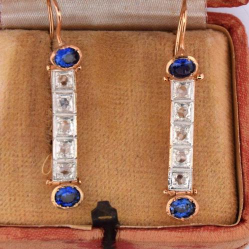 Zonder Minimumprijs - Oorbellen - 9 kt. Roségoud - 2.80ct., Sieraden, Tassen en Uiterlijk, Oorbellen