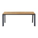 *WOONWINKEL* Tower Living Pandora Teak Eettafel Met Dun Blad, Huis en Inrichting, Tafels | Eettafels, Verzenden, Nieuw