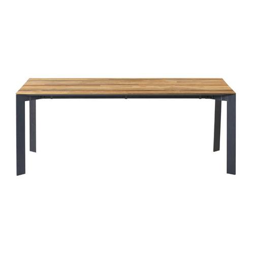*WOONWINKEL* Tower Living Pandora Teak Eettafel Met Dun Blad, Huis en Inrichting, Tafels | Eettafels, Nieuw, Verzenden
