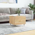 vidaXL Salontafel 50x50x35 cm bewerkt hout sonoma, Huis en Inrichting, Tafels | Salontafels, 50 tot 100 cm, Verzenden, Nieuw, 50 tot 100 cm