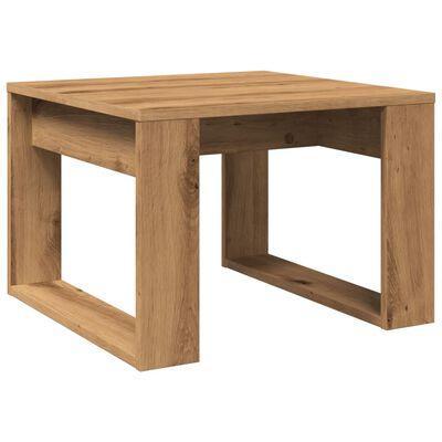 VidaXL bijzettafel, eiken kleur, 50 x 50 x 35 cm, Diversen, Overige Diversen, Ophalen