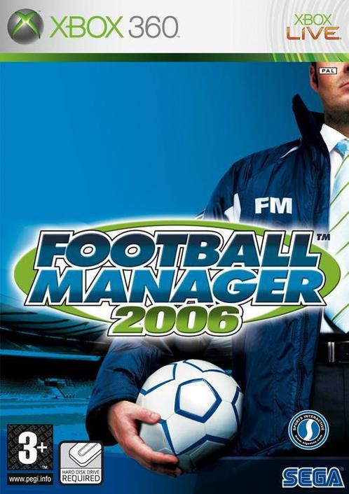 Football Manager 2006 Xbox 360 Garantie & morgen in huis!/*/, Spelcomputers en Games, Games | Xbox 360, 1 speler, Zo goed als nieuw