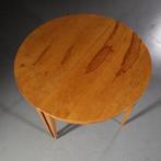 Stel blonde esdoornhouten  demi lune tafels ca 1890 No68143, Antiek en Kunst, Ophalen of Verzenden
