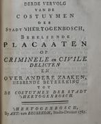 Anon. - Costumen en usancien van s Hertogenbosch - 1758