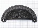 Komgreep massief bewerkt ijzer zwart 103x44 mm, Doe-het-zelf en Verbouw, Hang- en Sluitwerk, Ophalen of Verzenden, Nieuw
