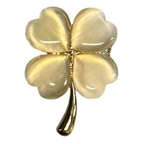 Fako Bijoux® - Magnetische Mini Broche - Klavertje Vier -, Sieraden, Tassen en Uiterlijk, Broches, Verzenden