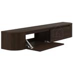 Dulce curved TV-Meubel zwevend walnut 180 cm, Overige materialen, 150 tot 200 cm, Nieuw, Ophalen of Verzenden