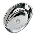 Hollex Wasbak Gepolijst RVS Ovaal 360 mm Diameter, Watersport en Boten, Ophalen of Verzenden, Nieuw