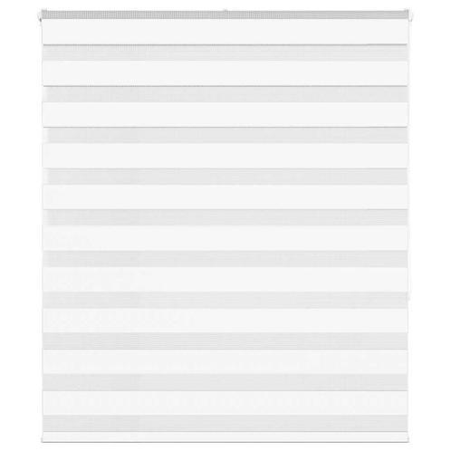 vidaXL Zebra rolgordijn 125x150 cm stofbreedte 120,9cm, Huis en Inrichting, Stoffering | Gordijnen en Lamellen, Wit, Nieuw, Verzenden