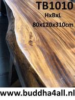 Tropisch hardhout tafel - suar hout eettafel - laatste 2!, Huis en Inrichting, Tafels | Eettafels, 200 cm of meer, Nieuw, Overige materialen