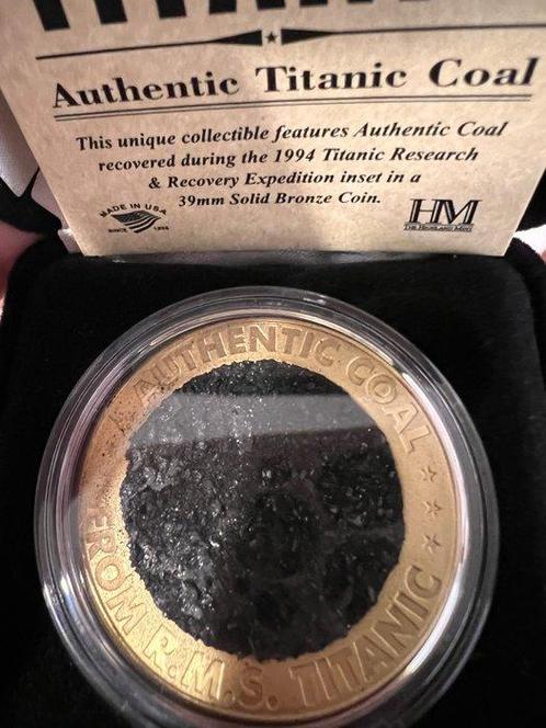 Verenigde Staten. Medal 1994 TITANIC coal (Zonder, Postzegels en Munten, Munten | Europa | Niet-Euromunten