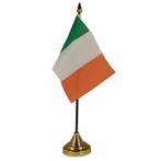 Ierland versiering tafelvlag 10 x 15 cm - Indonesie versie.., Hobby en Vrije tijd, Ophalen of Verzenden, Nieuw