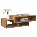 vidaXL Salontafel 105x55x32 cm bewerkt hout artisanaal, Verzenden, Nieuw, Overige houtsoorten, 100 tot 150 cm