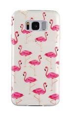 Galaxy S8 Plus Soft TPU Hoesje Flamingo Print, Telecommunicatie, Mobiele telefoons | Hoesjes en Frontjes | Samsung, Nieuw, Ophalen of Verzenden
