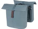 Basil City Dubbele Fietstas MIK - graphite blue - 32 liter, Verzenden, Zo goed als nieuw