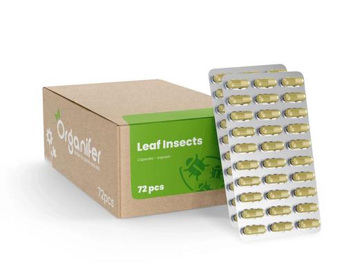 Leaf Insects Bladinsecten Capsules - 72 stuks, Tuin en Terras, Aarde en Mest, Mest, Verzenden