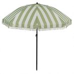 Edelman Osborn parasol licht groen - Ø220 x 238 cm, Nieuw, Verzenden