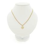 Gouden hanger van een hart met zirconia (zirconia stenen), Sieraden, Tassen en Uiterlijk, Bedels, Ophalen of Verzenden, Gebruikt