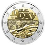 Frankrijk 2 Euro D-Day 2014, Postzegels en Munten, Munten | Europa | Euromunten, Verzenden