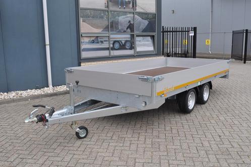 Geremde Eduard plateauwagen - 406x200 cm - 2700 kg bruto, Auto diversen, Aanhangers en Bagagewagens, Ophalen of Verzenden