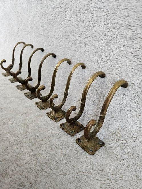 Set kapstokhaken (8) - Fraaie Kapstok / kledinghaken -, Antiek en Kunst, Curiosa en Brocante