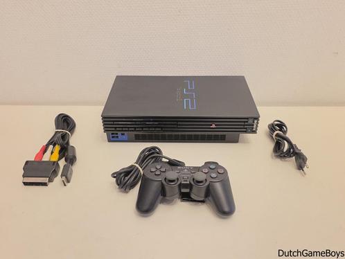 Playstation 2 / PS2 - Console - Fat Black + Controller, Spelcomputers en Games, Spelcomputers | Sony PlayStation 2, Gebruikt, Verzenden