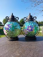 Lamp (2) - glas en metaal