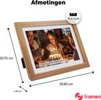 2dekans | Denver Digitale Fotolijst 15.6 Inch - Hout - XL -, Ophalen of Verzenden, Zo goed als nieuw