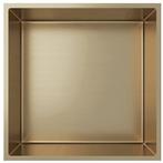 Inbouwnis - Leoni Nima - 30x30x10cm - Geborsteld Goud, Ophalen of Verzenden, Nieuw, Rvs