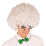 Pruik grote krullenbol wit, Kleding | Dames, Carnavalskleding en Feestkleding, Ophalen of Verzenden, Nieuw