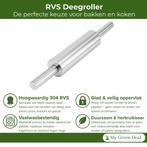 My Green Deal – RVS Deegroller – Duurzame Roller voor Bakken, Huis en Inrichting, Keuken | Tupperware, Verzenden, Nieuw