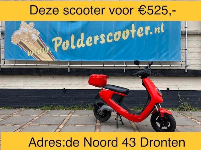 Niu M1 45 km te koop,bereik 35km weg=pech €525,- Elektrisch!, Fietsen en Brommers, Scooters | Overige merken, Gebruikt, Ophalen