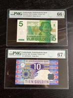 Nederland. - 5 and 10 Gulden 1973-1997 - Pick 95a en 99