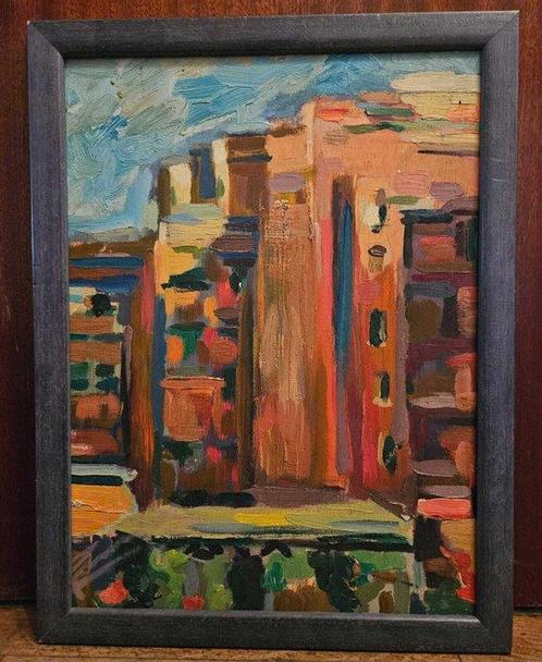 Escuela fauvista (XX) - Calles coloridas, Antiek en Kunst, Kunst | Schilderijen | Klassiek