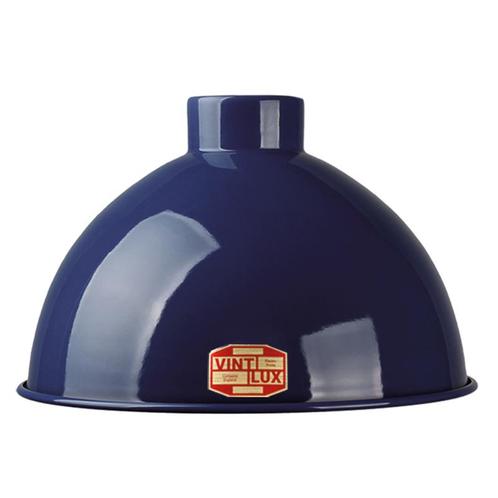 Vintlux Lampenkap Dome Navy Blue - Ø 26 cm - E27, Huis en Inrichting, Lampen | Lampenkappen