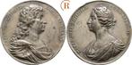 Zinnmedaille auf Seine Vermaehlung o J ( 1673 ) Hessen Ka..., Postzegels en Munten, Verzenden