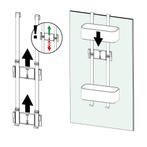 Doucherek Ophangbaar Tiger 2-Store 25 cm Zwart, Doe-het-zelf en Verbouw, Sanitair, Ophalen of Verzenden, Nieuw