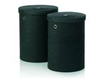 Kela - Rimossa Wasmand Set van 2 Stuks - Zwart - Kela, Huis en Inrichting, Verzenden, Nieuw