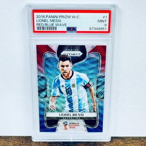 Panini Graded card - FIFA World Cup - Lionel Messi - Prizm -, Verzamelen, Stickers