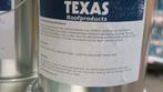 TEXAS Witte vloeibare dakbedekking EPDM Bitumen €7,50L excl, Doe-het-zelf en Verbouw, Dakpannen en Dakbedekking, Ophalen, Overige materialen