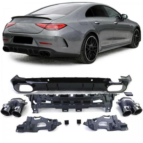 Diffuser Mercedes CLS C257 17- AMG Look Zwart, Auto-onderdelen, Carrosserie en Plaatwerk, Ophalen of Verzenden