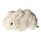 Pluche konijn knuffel wit 20 cm - Knuffel konijnen, Nieuw, Ophalen of Verzenden
