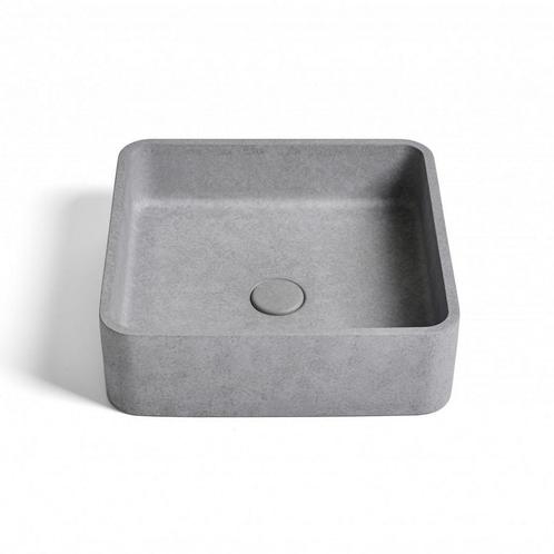 Waskom Ideavit Idea.Zoe 39x39x12 cm Vierkant Beton Grijs, Doe-het-zelf en Verbouw, Sanitair, Ophalen of Verzenden