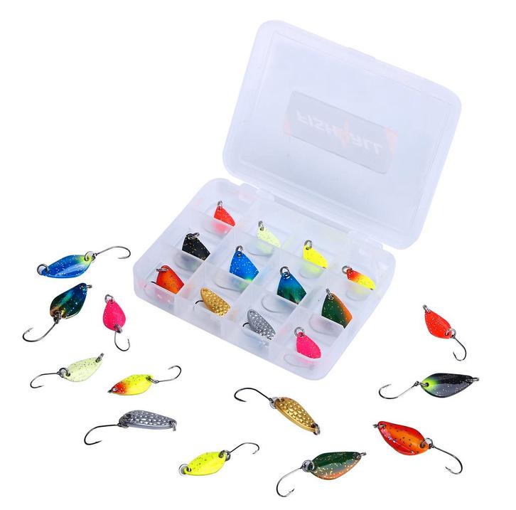 Fish4all Trout Spoon Box Mix 1.2g-2.5g (12pcs), Watersport en Boten, Hengelsport | Algemeen, Nieuw, Verzenden