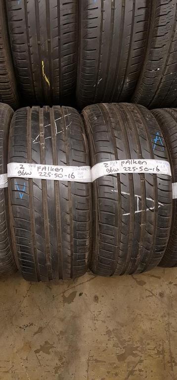 2x 225-50-16 Falken Zomer 6.8mm €35 Per Band 225 50 16 beschikbaar voor biedingen
