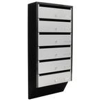 Profirst Brievenbussysteem Quarten 6 voor 6 adressen  zilver, Huis en Inrichting, Woonaccessoires | Overige, Verzenden, Nieuw